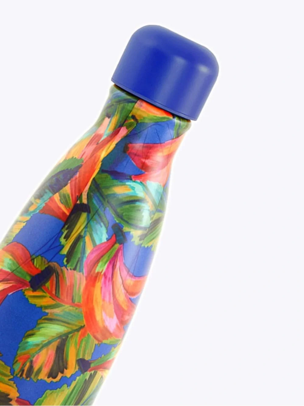 Farm Rio x Anthropologie Tropical Water Bottle with Box Red and Blue Banana Mix